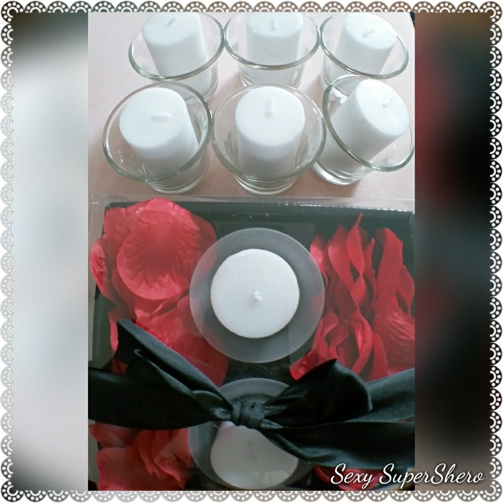 🌹 🕯 Romantic Dinner Setting Home Candle Rose Kit - Picture 8 of 8